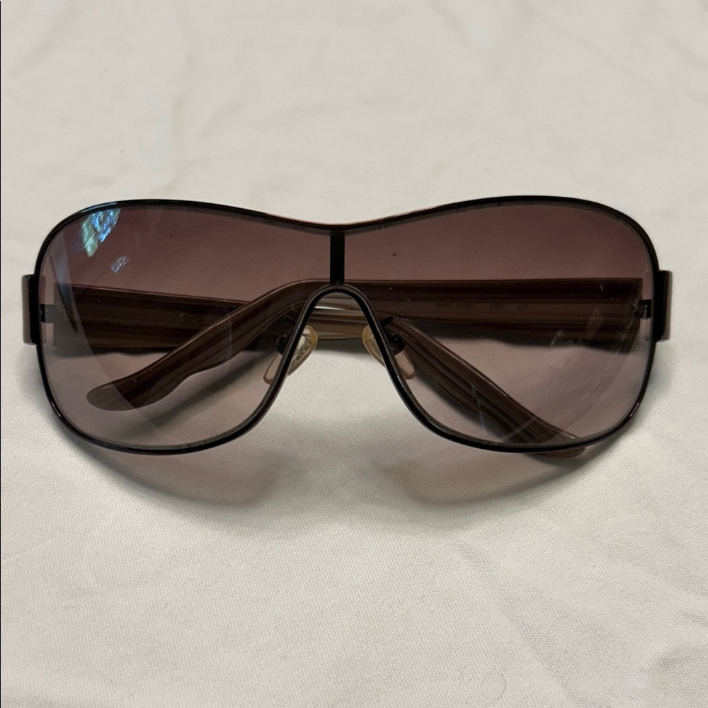 Oscar de la Renta Dark Brown Sunglasses
